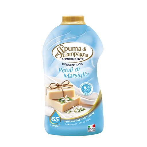 Ammorbidente Concentrato Petali di Marsiglia 65 lavaggi 1,3l Spuma di Sciampagna