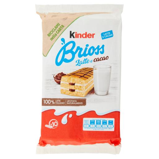 Kinder Brioss latte e cacao 280g