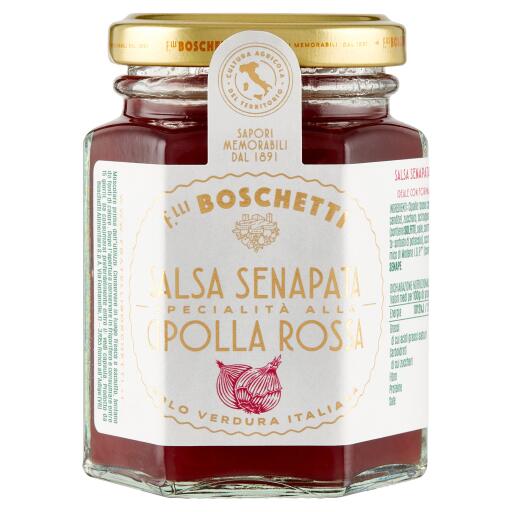 Salsa Cipolle Rosse e Senape 130g Boschetti