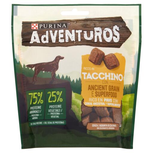 Adventuros high meat,ancient grain, superfood     tacchino 120g