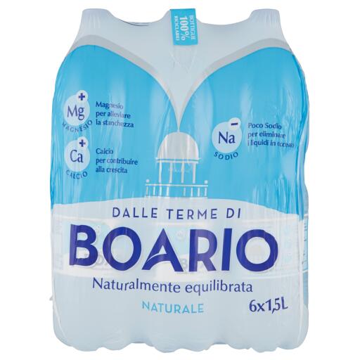 Acqua Boario naturale 1,5Lx6