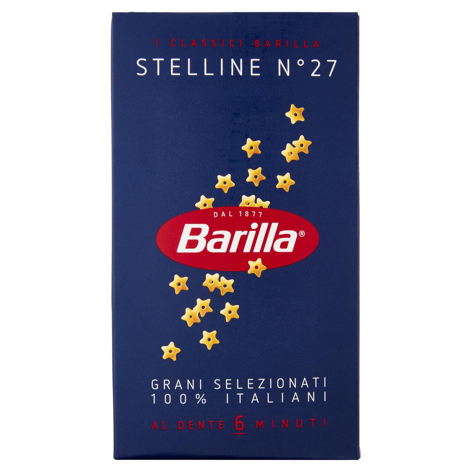 Stelline pasta di semola di grano duro n°27 500g Barilla