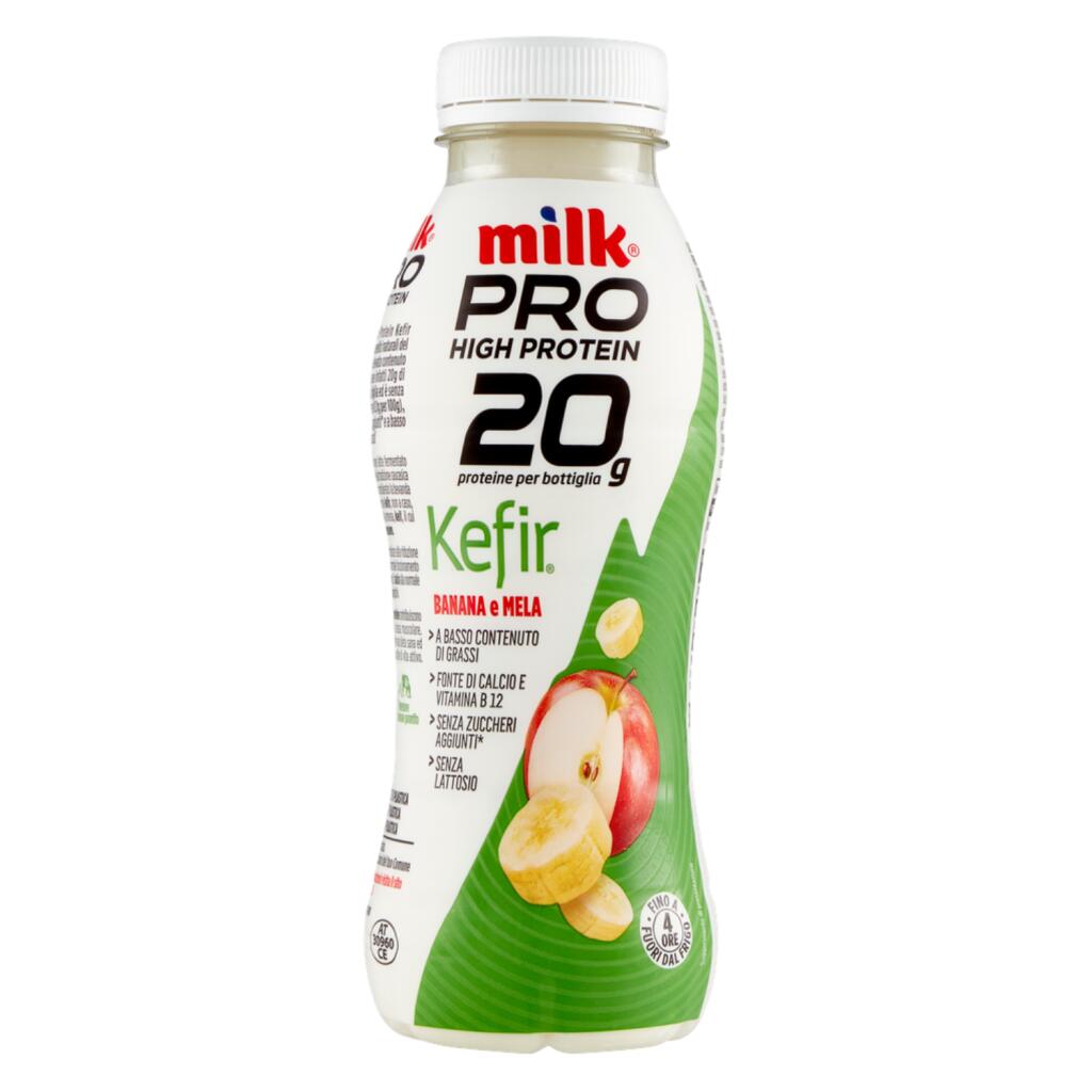 Milk Pro protein Kefir banana/mela 310g Latteria Nom