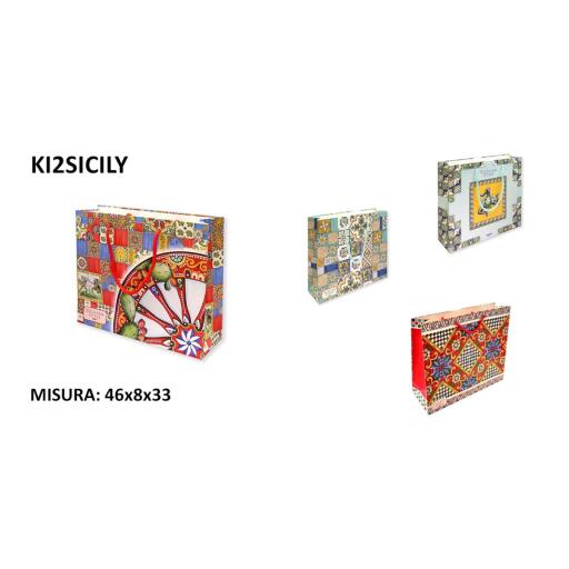 Shoppers assortiti 45x15x49 cm Sicily