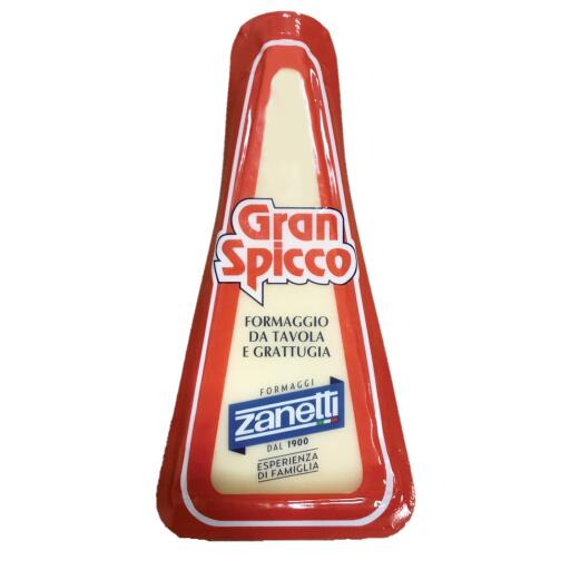 Gran Spicco Formaggio da tavola e grattugia 250g  Zanetti