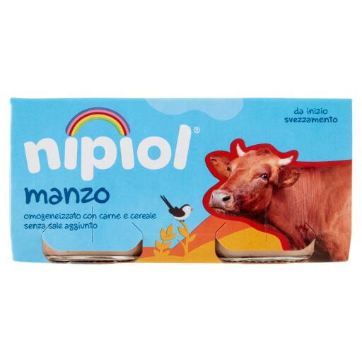 Omogeneizzato Nipiol 2x80g manzo