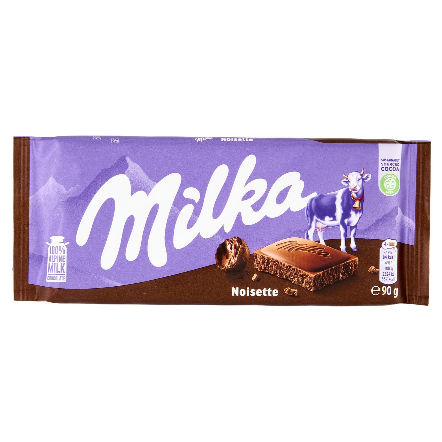 Tavoletta di Cioccolato Noisette 90g Milka