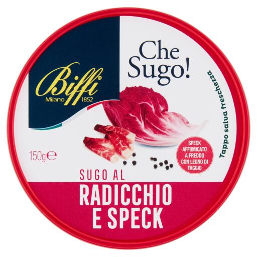 Sugo fresco radicchio e speck 150g Biffi