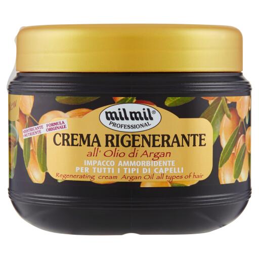 Crema per capelli rigenerante argan 500ml Mil Mil
