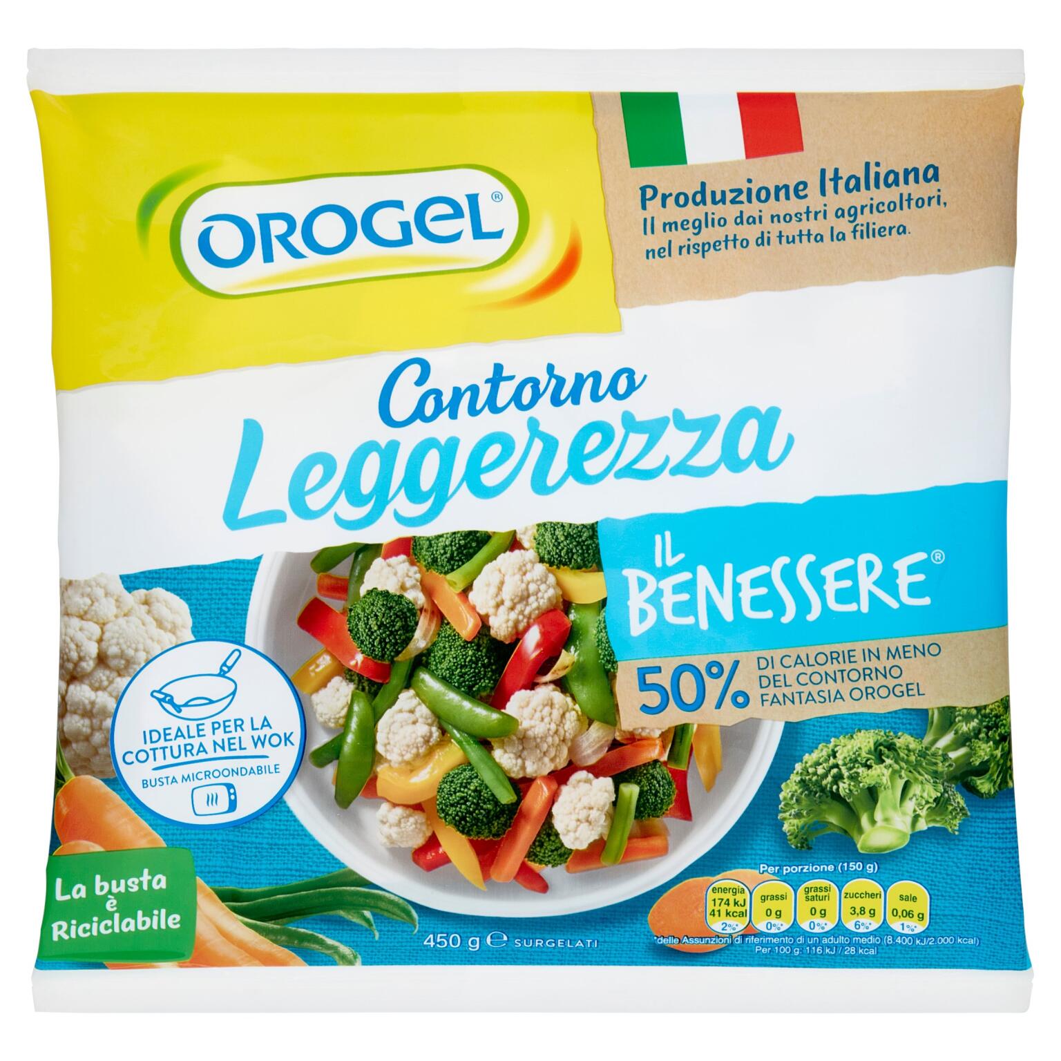Contorno più leggerezza 450g Orogel