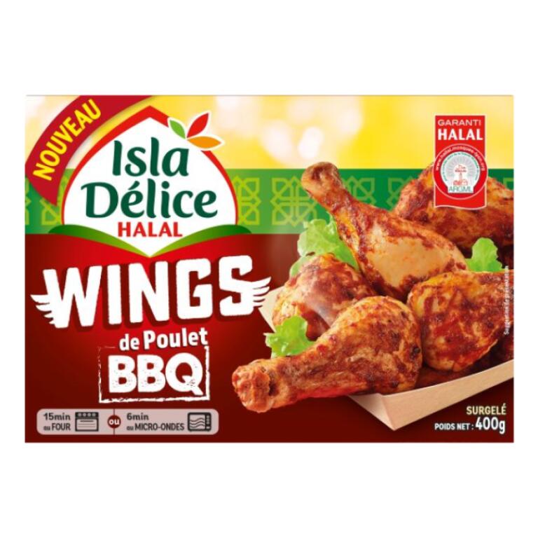 Wings BBQ di Pollo Halal 400g Isla Deli