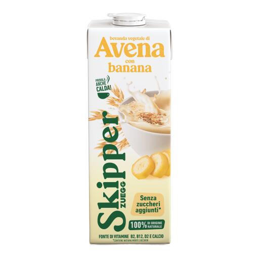 Bevanda Vegatale Avena con Banana 1l Skipper Zuegg