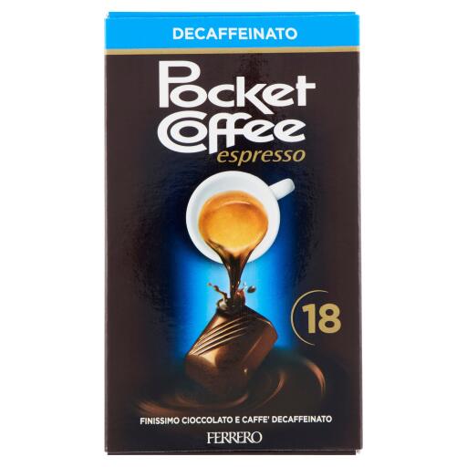Pocket coffee decaffeinato t18 225g