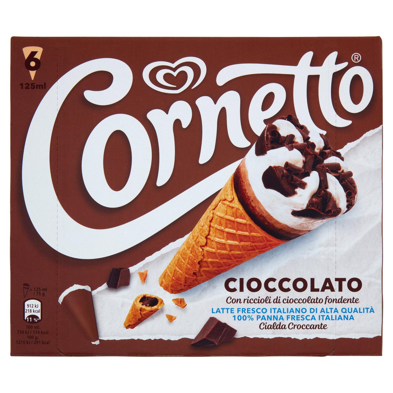 6 cornetto cioccolato 450g Algida