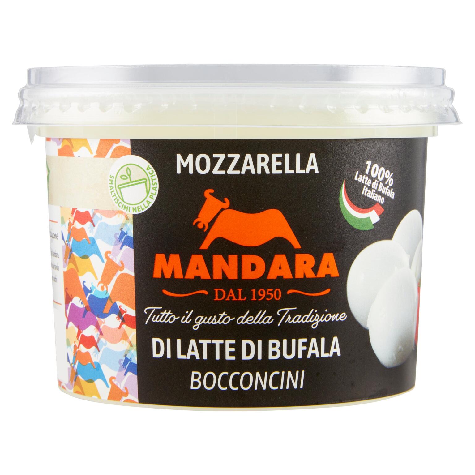 Mozzarelle ciliegine di latte di bufala 300g Mandara