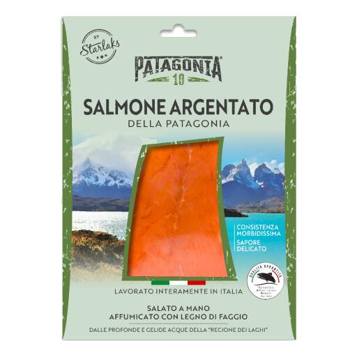Salmone argentato affumicato Patagonia 100g Starlaks
