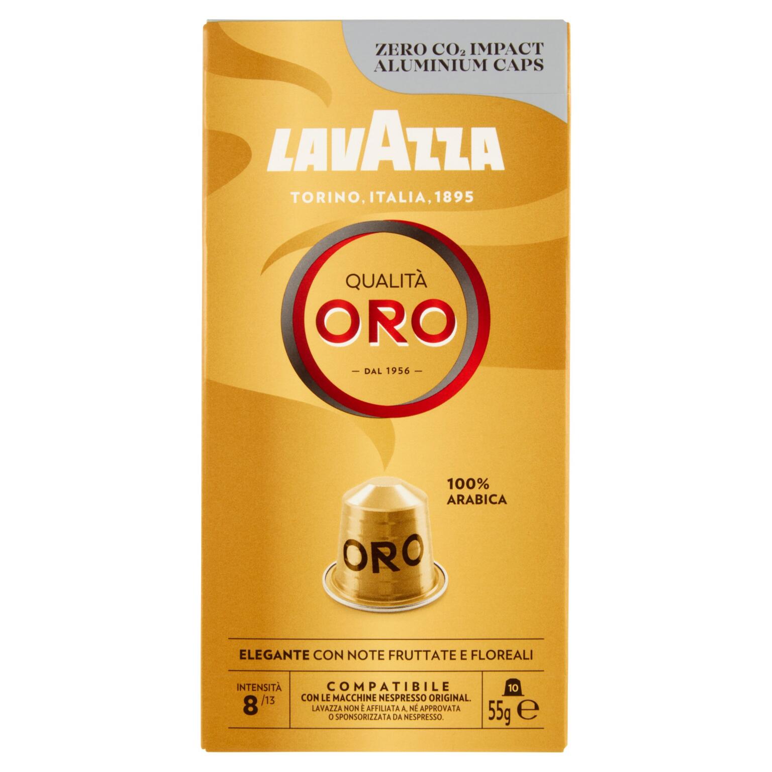 10 capsule qualità oro compatibili con macchine Nespresso