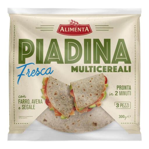 Piadina Fresca Multicereali 300g Alimenta