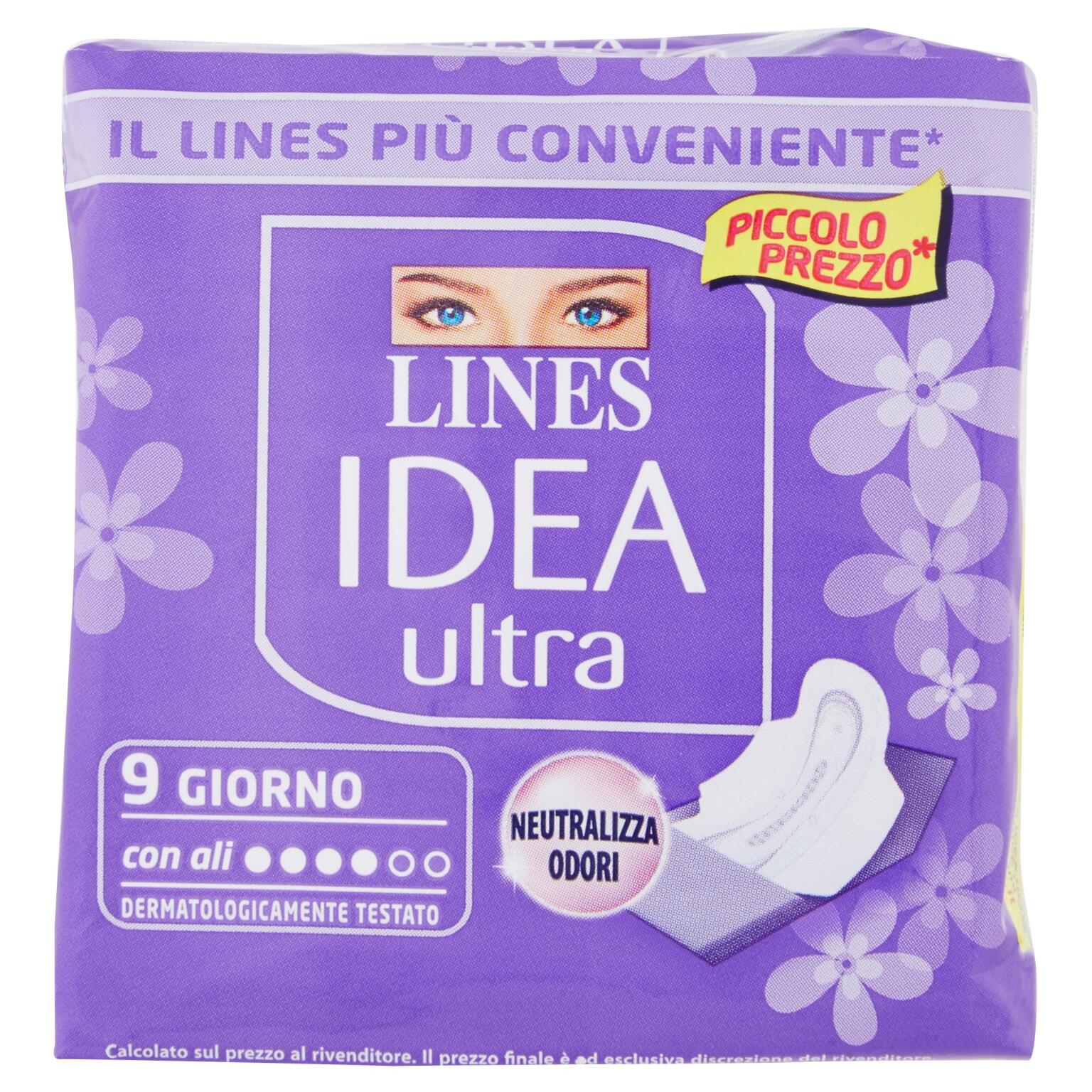 Lines idea ultra giorno con ali x9