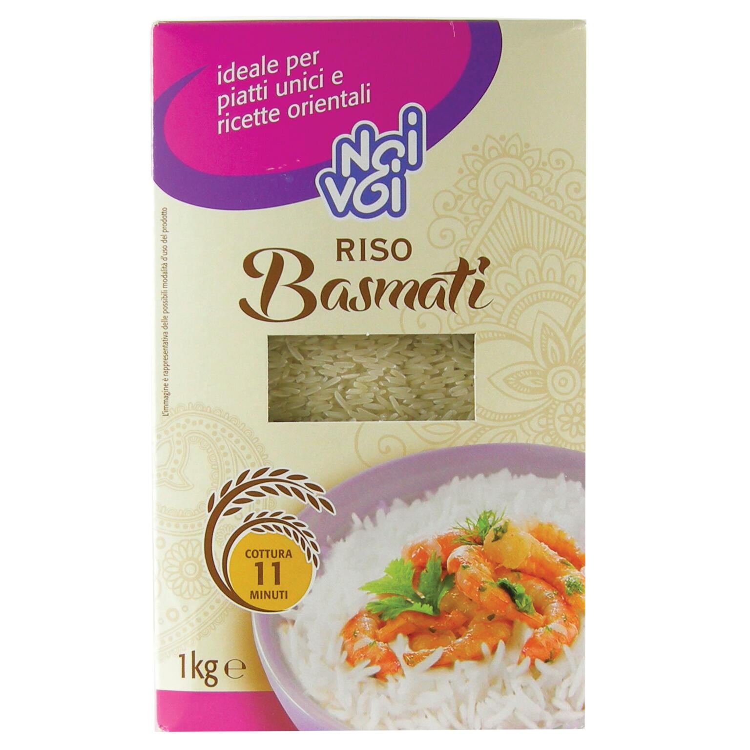 Riso basmati 1kg Noi&voi