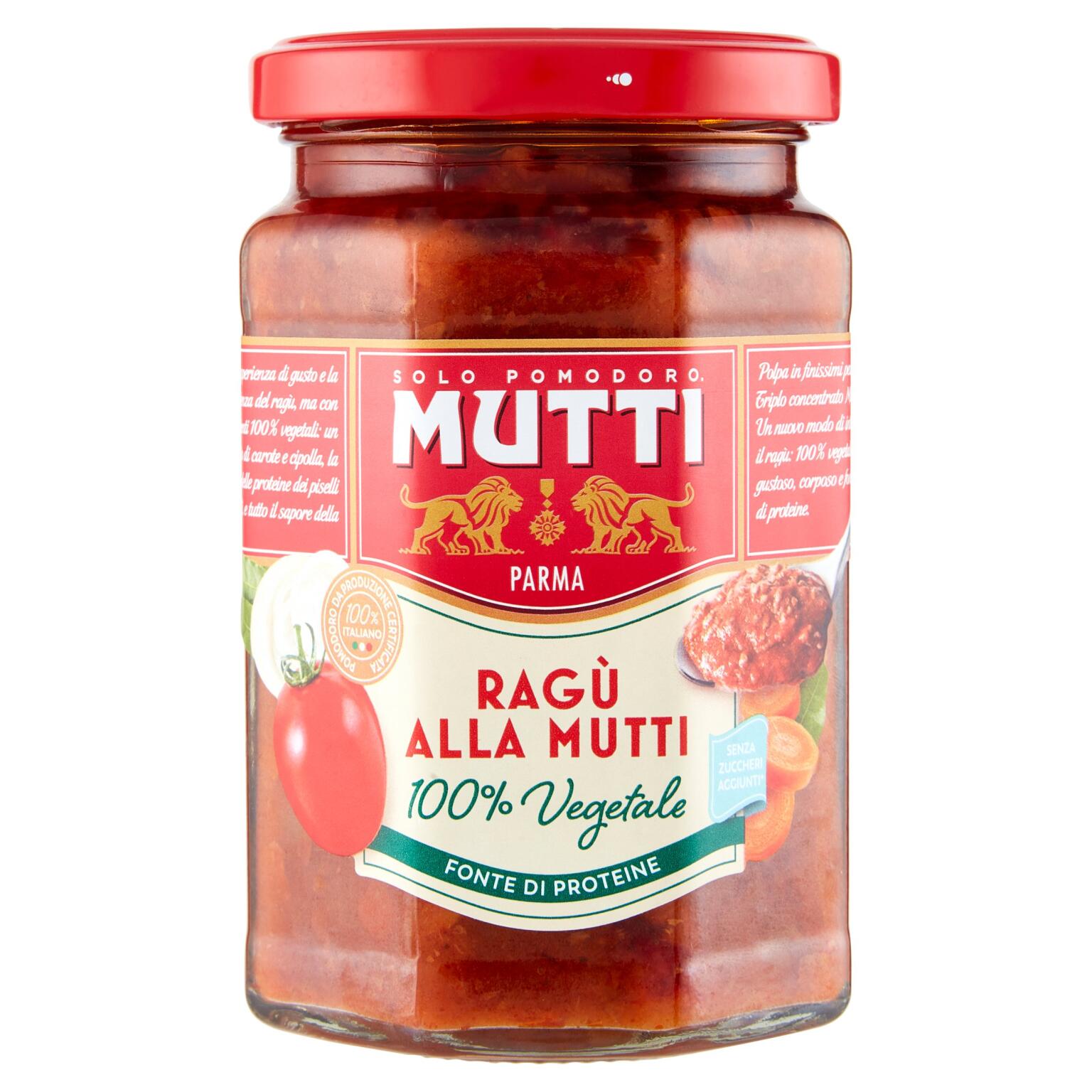 Ragu'alla Mutti 100% Vegetale 280g Mutti