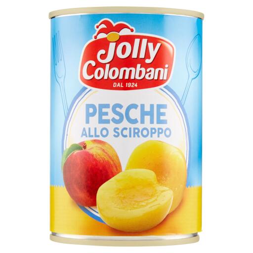 Pesche gialle allo sciroppo 410g Jolly Colombani