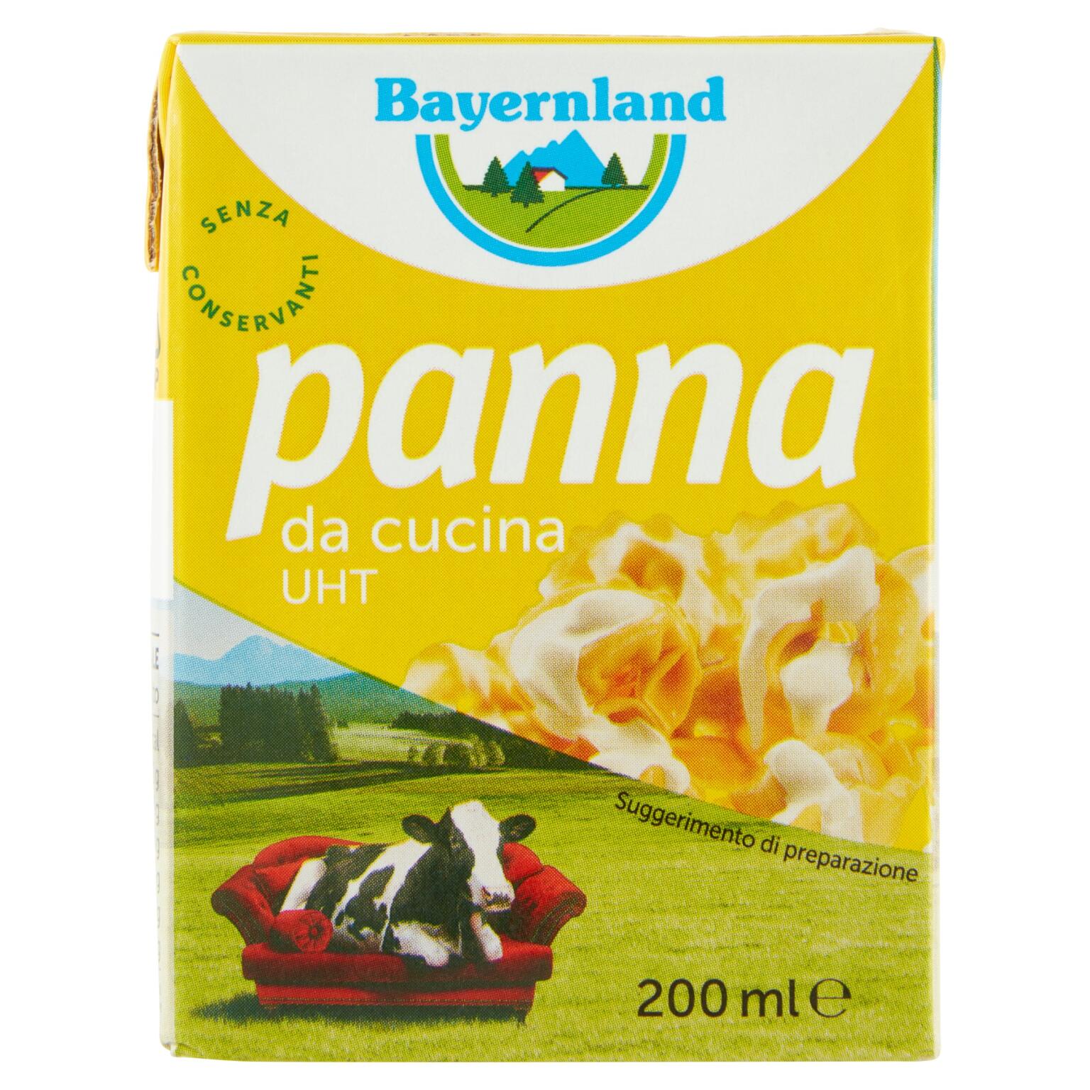 Panna da cucina uht 200ml Bayernland