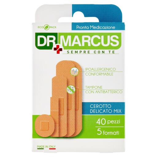Cerotti delicati antibiotici 40 pezzi Dr Marcus