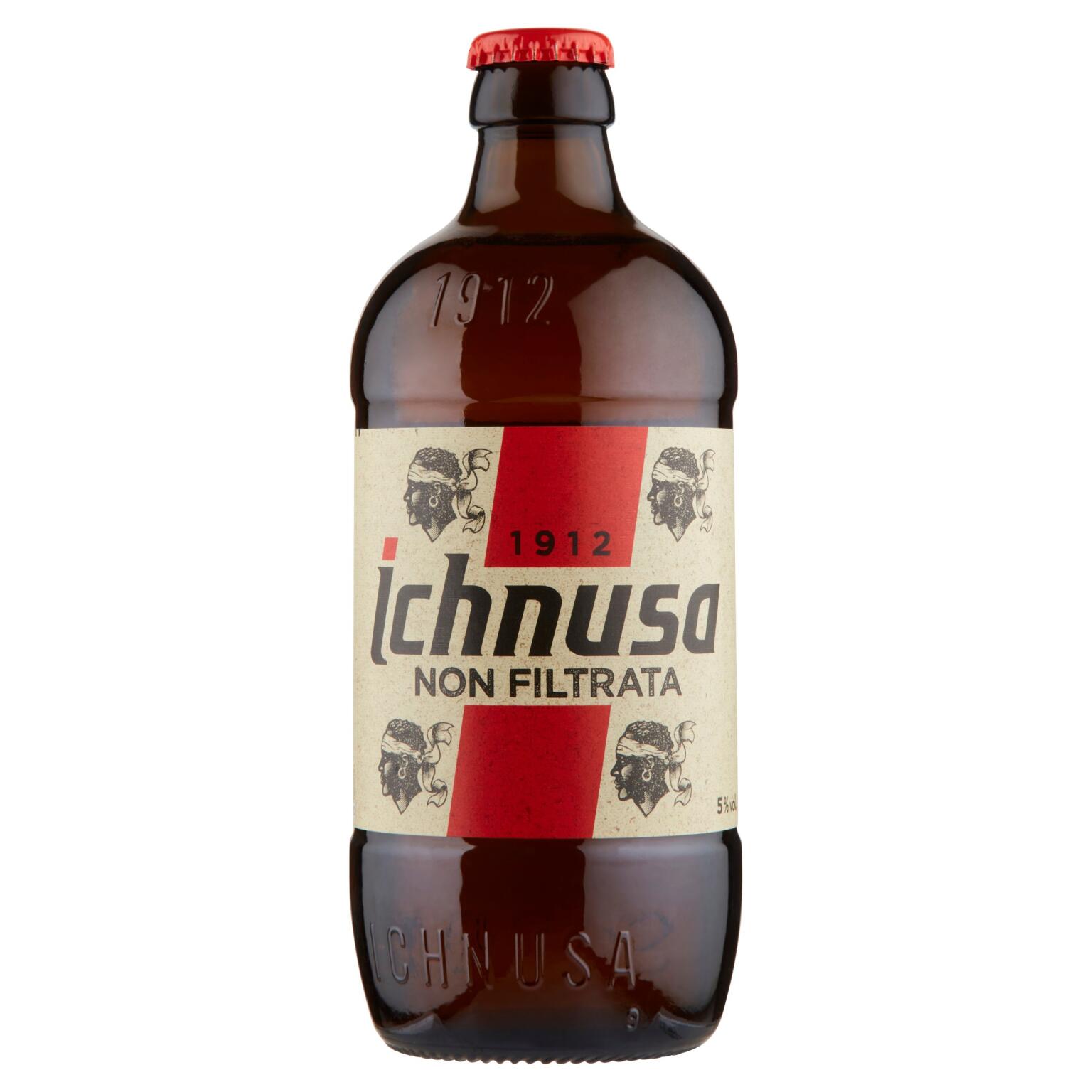 Birra Ichnusa non filtrata bottiglia 50cl
