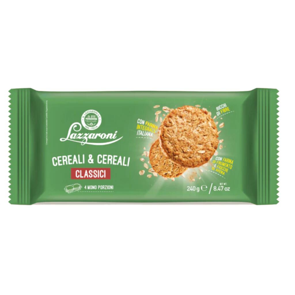 Biscotti Cereali&Cereali Classici 240G Lazzaroni