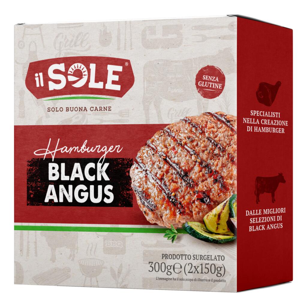Hamburger americano black angus 2x150g Il Sole