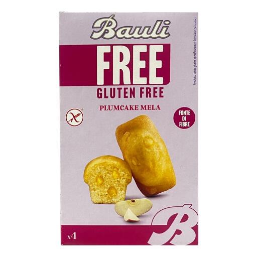Plumcake mela senza glutine 4 pezzi 132g Bauli