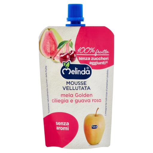 Squeez mela, ciliegia, guava rosa 90g Melinda