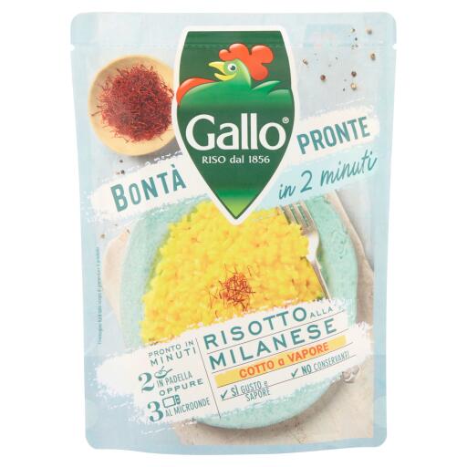 Risotto alla milanese da 250g Bontà pronte Gallo