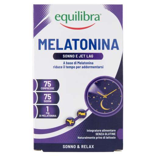 Melatonina 75 compresse 9,37g Equilibra