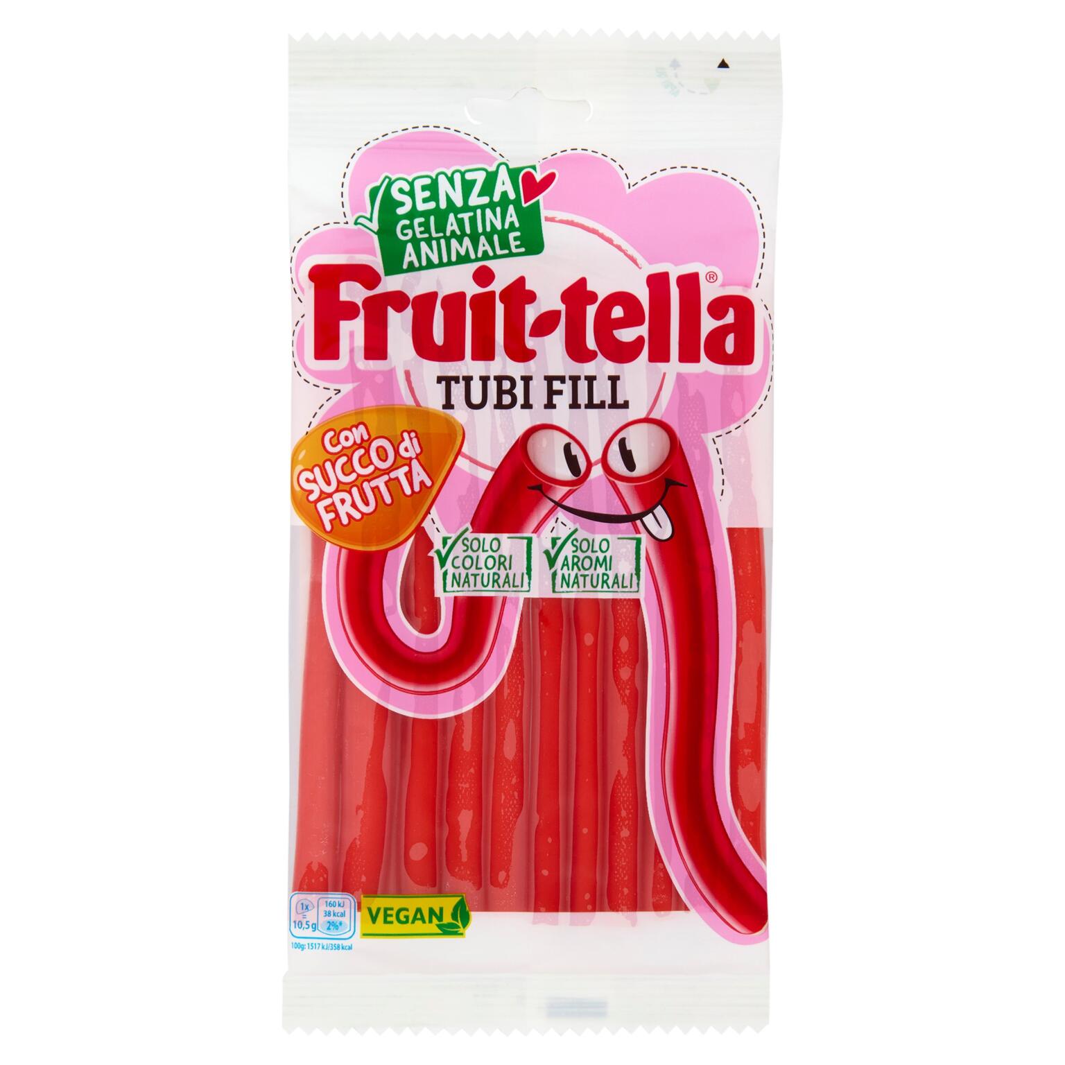 Fruittella tubi fill 125g