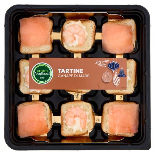 Tartine Canapè di Mare 180g Arturo Vogliazzi