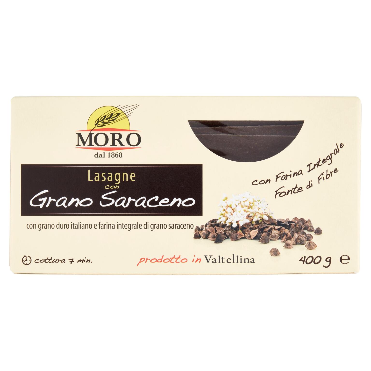 Lasagne con grano saraceno 400g Moro