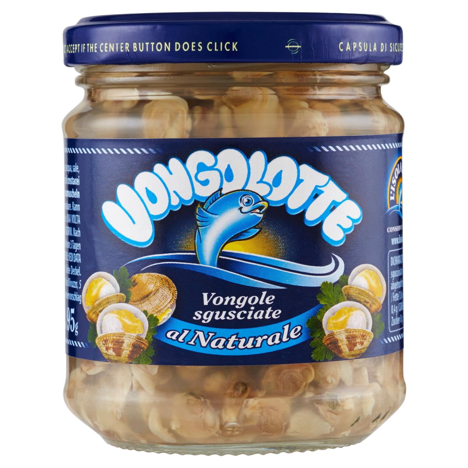 Vongolotte sgusciate al naturale 190g L'Isola D'Oro