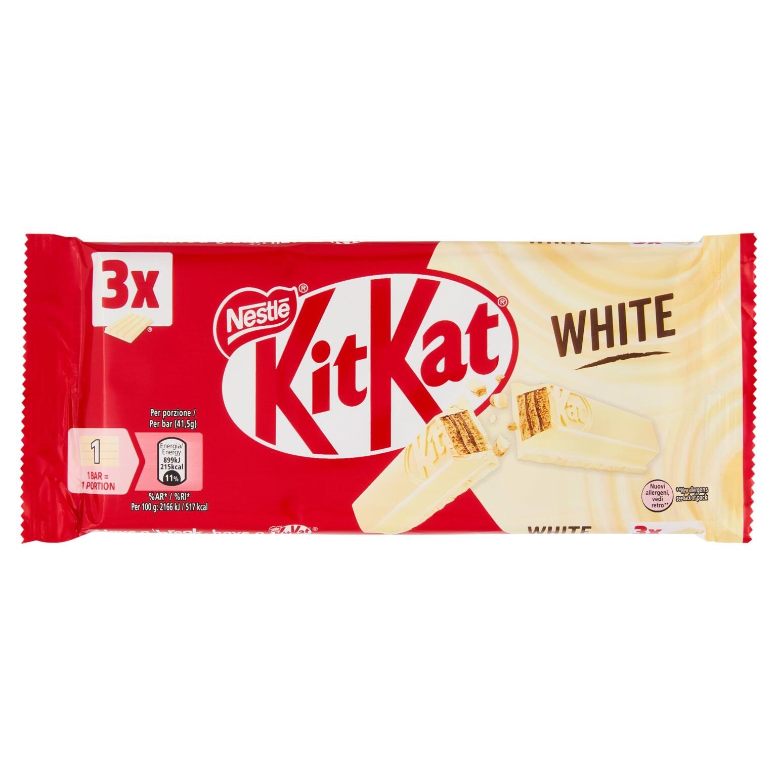 Kit Kat white tris 3x41,5 Nestlè