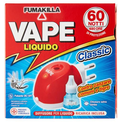 Elettroemanatore con liquido durata 480 ore Vape