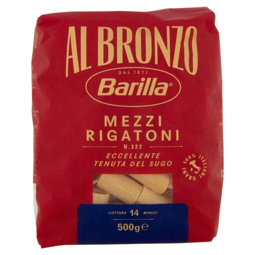 Mezzi rigatoni al bronzo 500g, Barilla