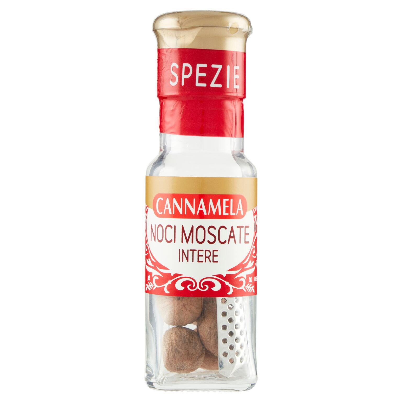 Noci moscate intere con grattuggia 30g Cannamela