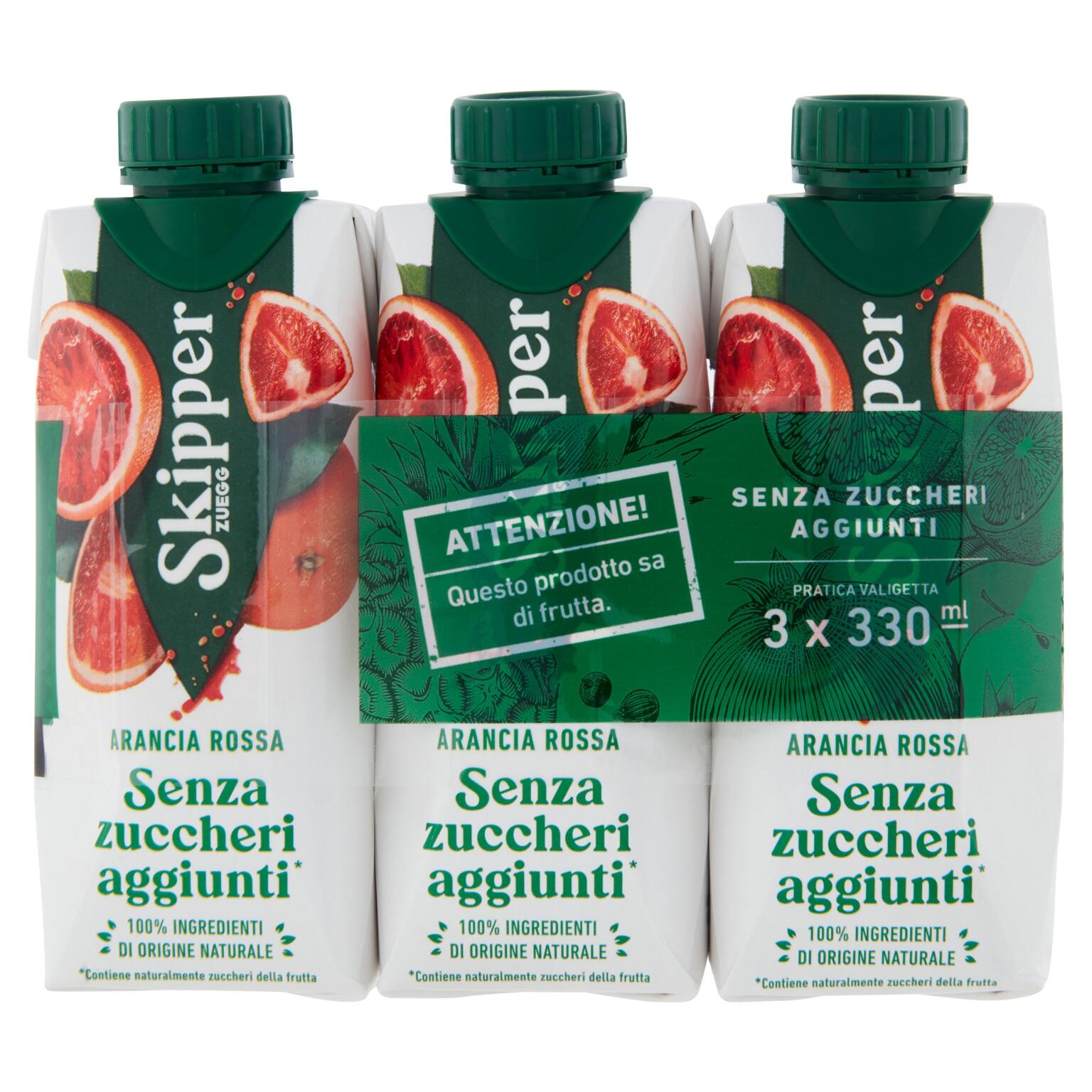 Skipper arancia rossa brik 3x330ml Zuegg