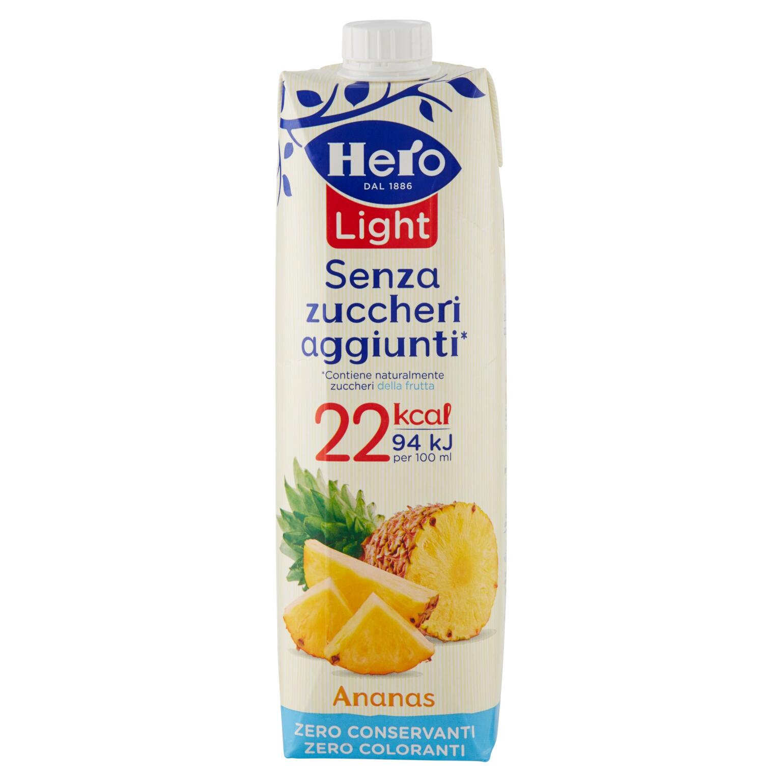 Nettare all'ananas Light 1L Hero