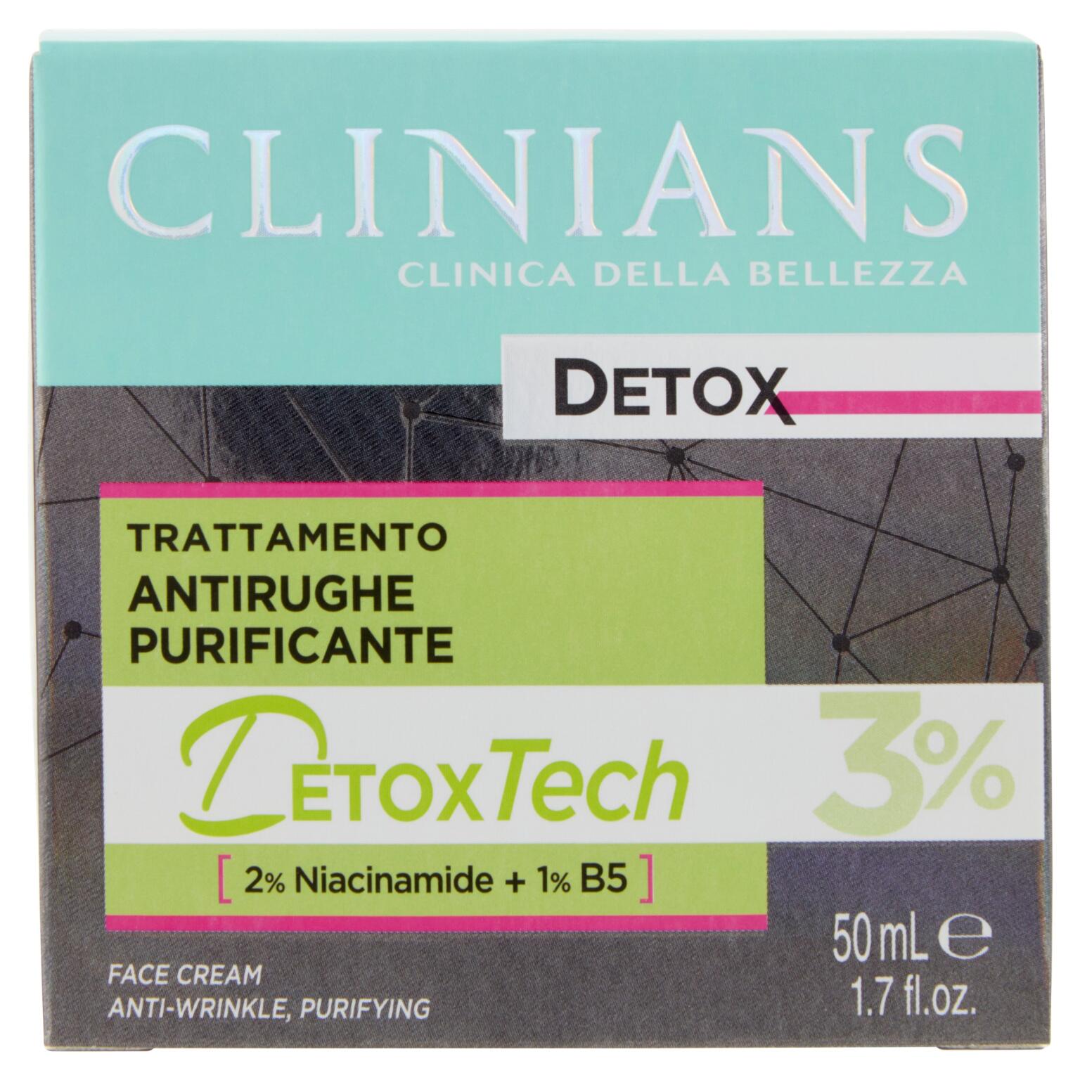 Crema antirughe detox 50ml Clinians