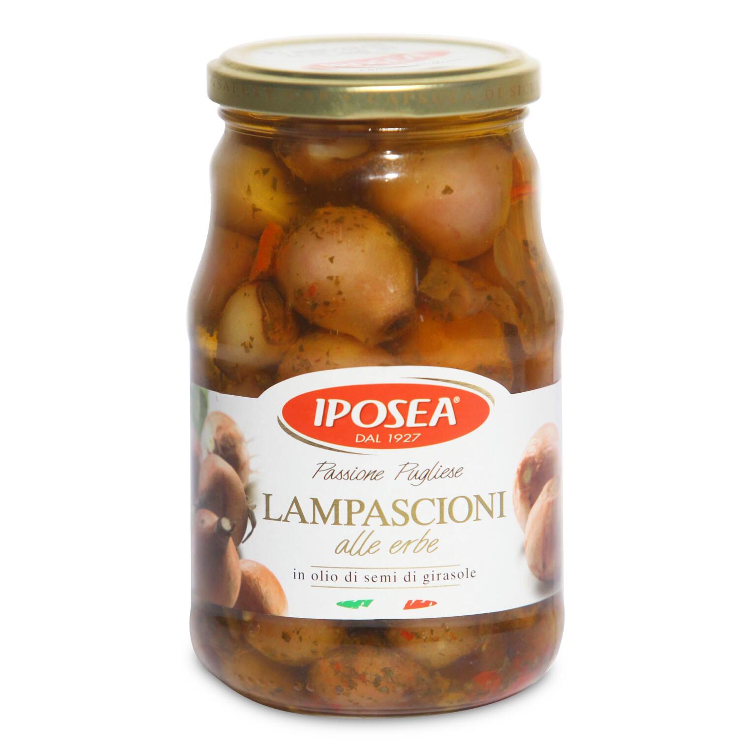 Lampascioni in olio di semi di girasole 530g      Iposea