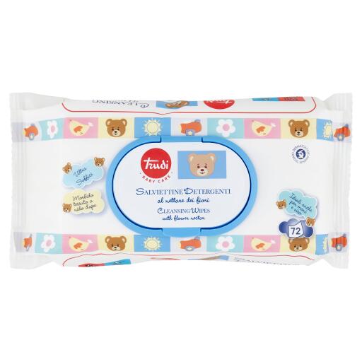 Salviettine Detergenti Trudy Baby Care 72pezzi Silc