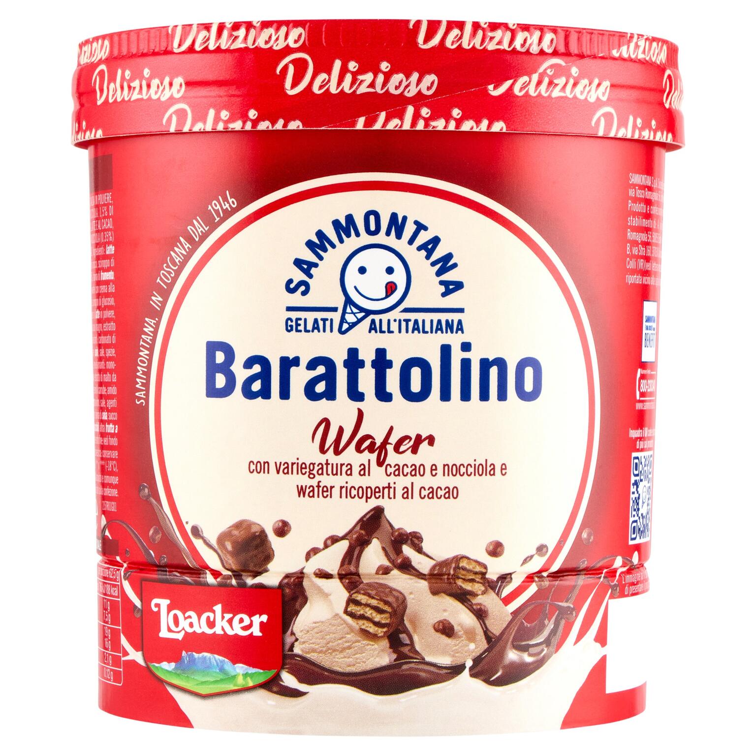Barattolino Delizioso Wafer 500g Sammontana