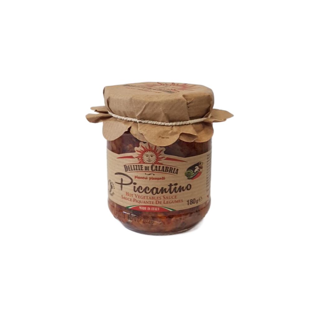Piccantino salsa tipica calabrese Hot Vegetale 180G Delizie di Calabria